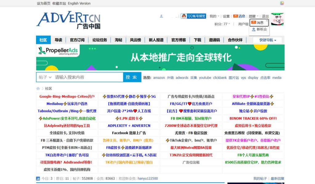 Facebook广告中国论坛