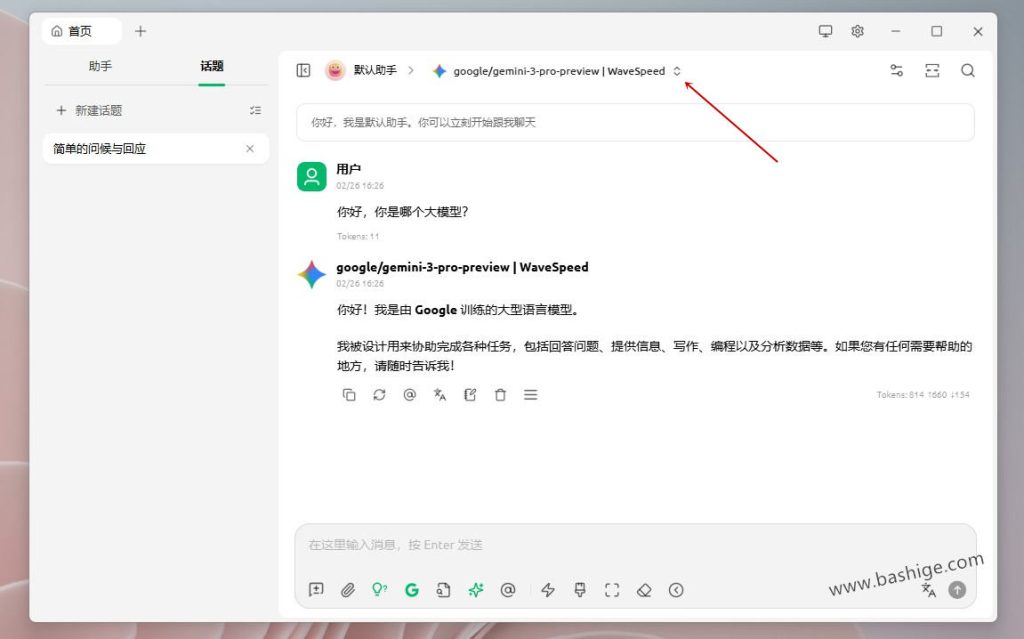完成在Cherry Studio中添加Gemini大模型操作