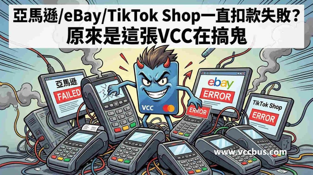 TikTok Shop一直扣款失敗
