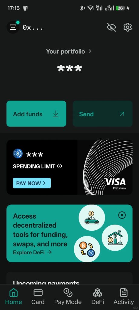 Exa Card U卡 加密货币虚拟卡