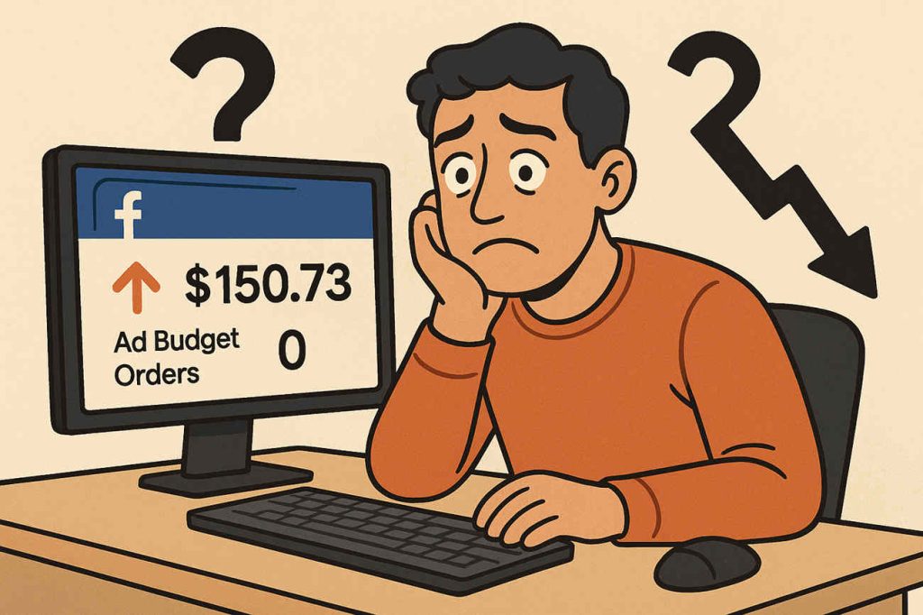 FB Ads广告加预算就不出单怎么办