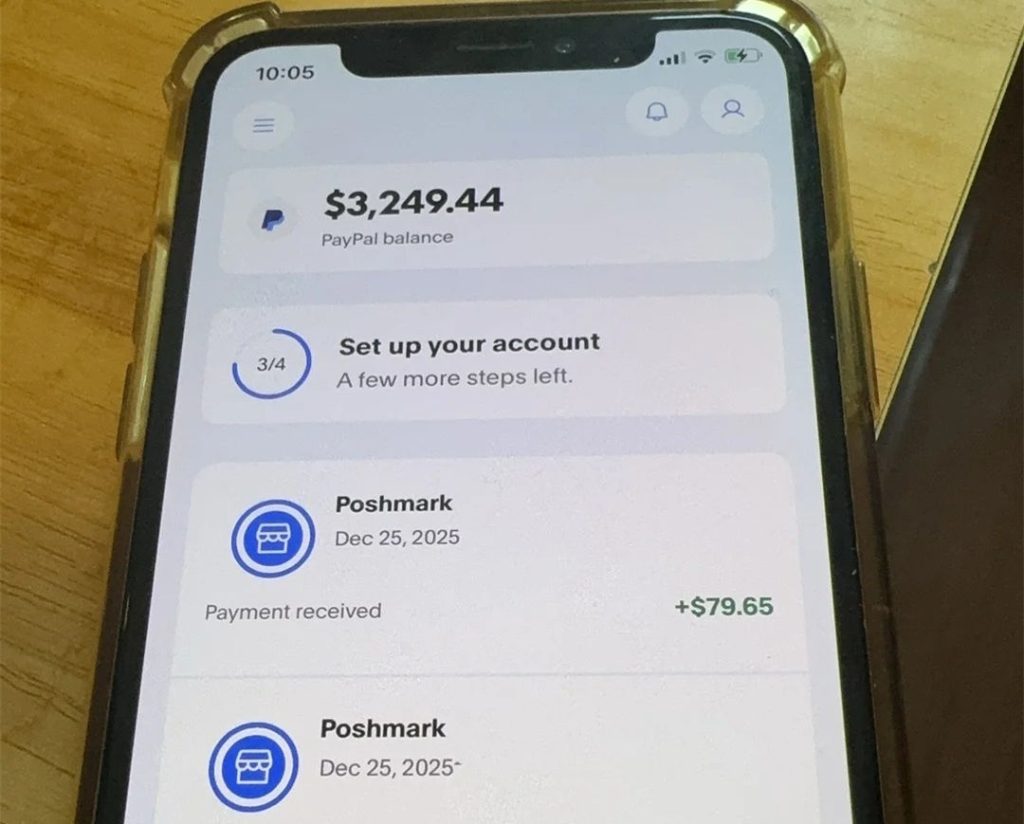 使用Paypal收取Poshmark货款